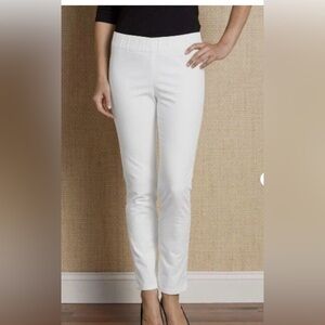 Soft Surroundings metro pant large distressed sage green.